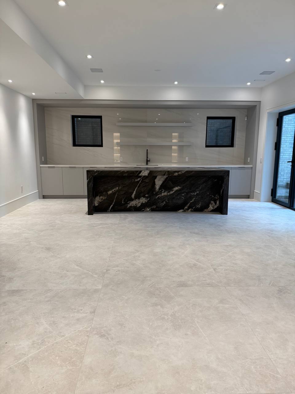 Lower-level wet bar